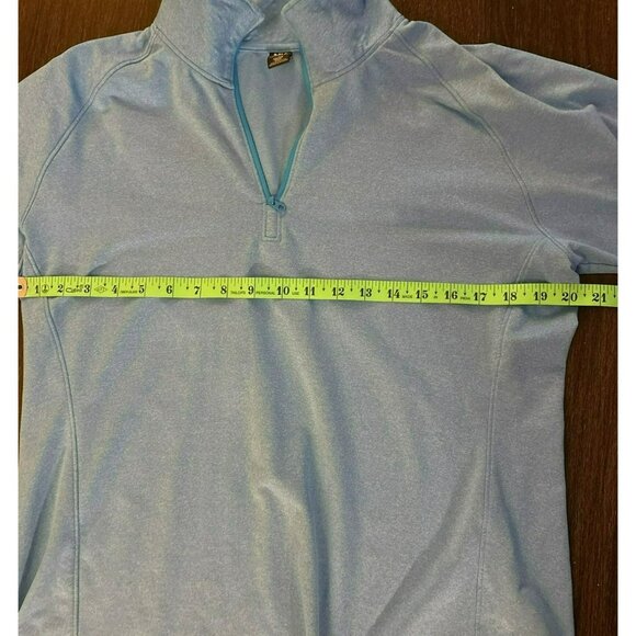 Helly Hansen Verglas Blue 1/2-Zip Long Sleeve Pullover Athletic Top Size XL - Picture 7 of 8